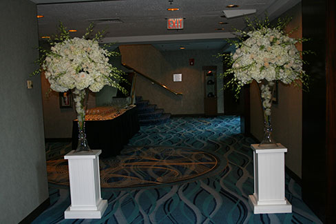 Fresh Floral Entrance Display