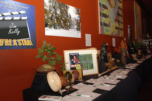 Silent Auction Table